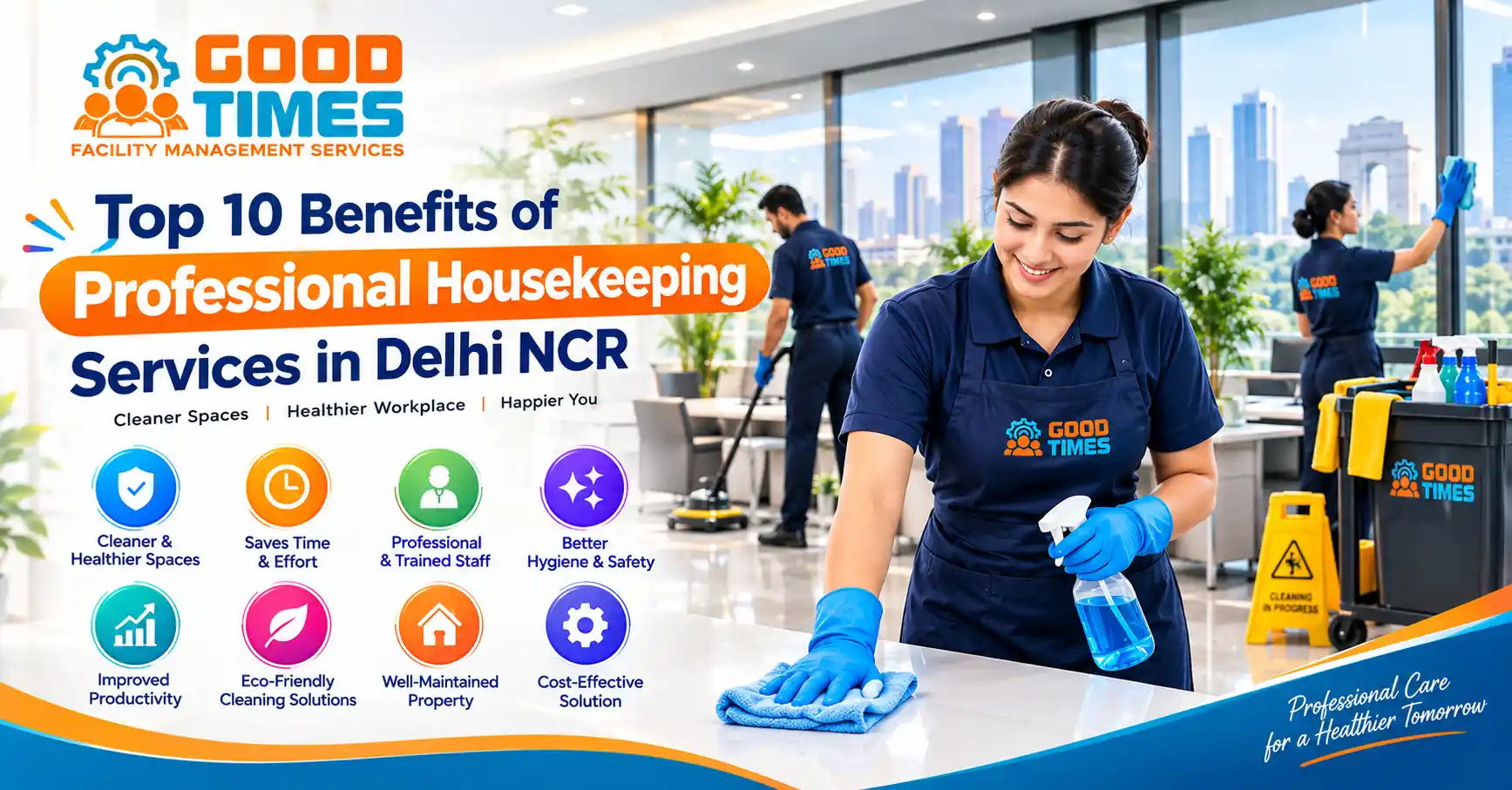 Top 10 Benefits of Professional Housekeeping Services in Delhi NCR