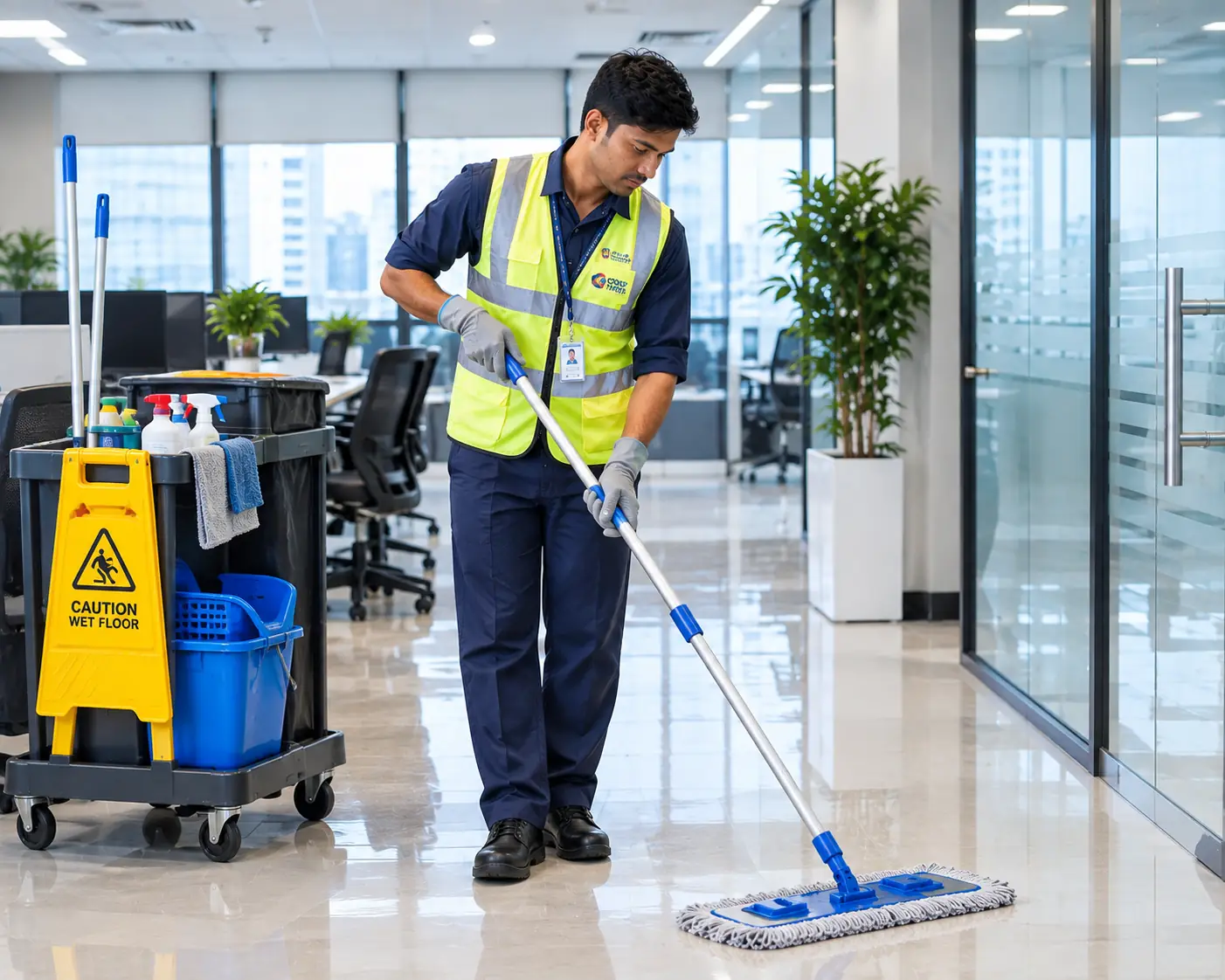 Professional housekeeping staff and cleaning services in Delhi