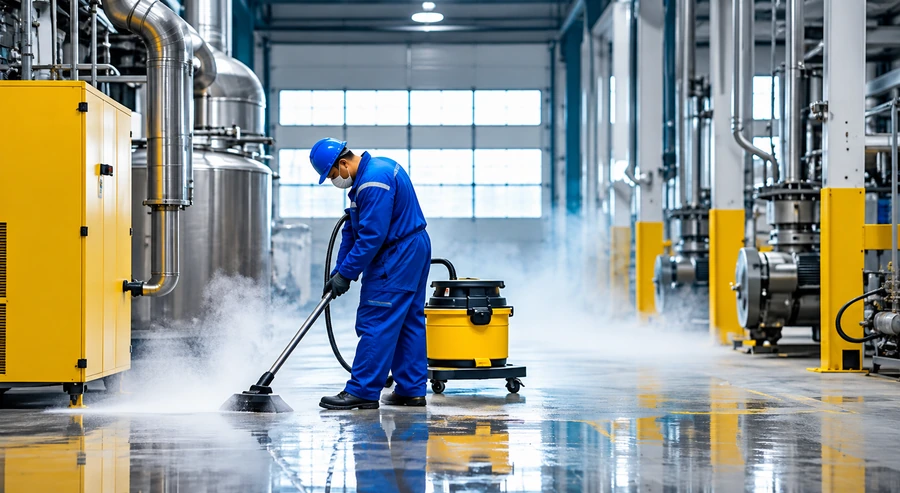 Industrial housekeeping services for factories and warehouses in Delhi